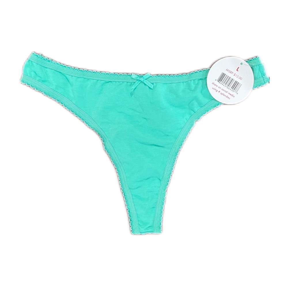 NWT Turquoise Thong Large